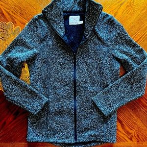 Black & White Lightweight Sweater Jacket - Size S.